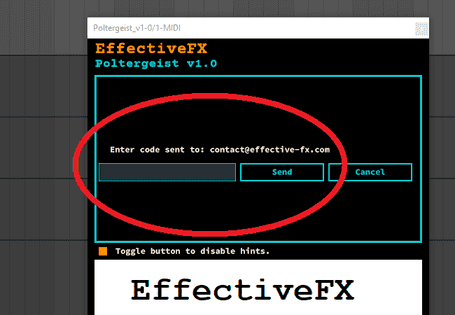Enter registration code